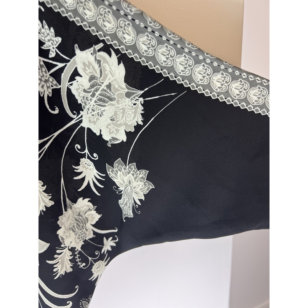 Rose + Olive Boho Floral Abstract Top Festival Retro Hippie Chic Women S - Picture 3 of 9